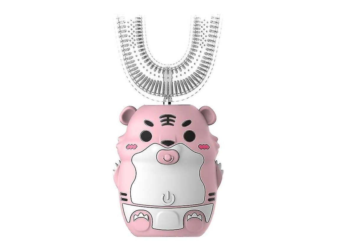 Escova de Dentes Elétrica Ultrassônica Infantil, Silicone Tipo U, Automática In Fantil, 360° GOKOCO