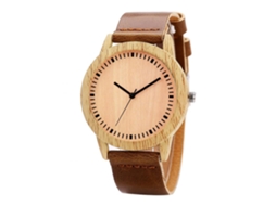 Reloj De Pulsera Para Mujer Elegante De Moda Con Movimiento De Cuarzo Marrón Oscuro