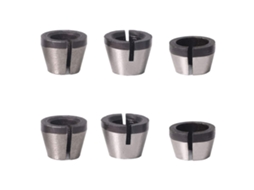 Adaptador De Mandril De 6 Peças Para Fresadora Pinça De Fixação 6/6.35/8mm Ideal Para Fresagem,usinagem E Trabalhos Em Madeira Btforus