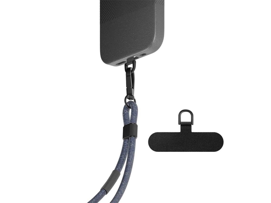 Lurelia Cordão Para Telemóvel Ajustável Anti-perda Transversal Para Pescoço 200 Cm