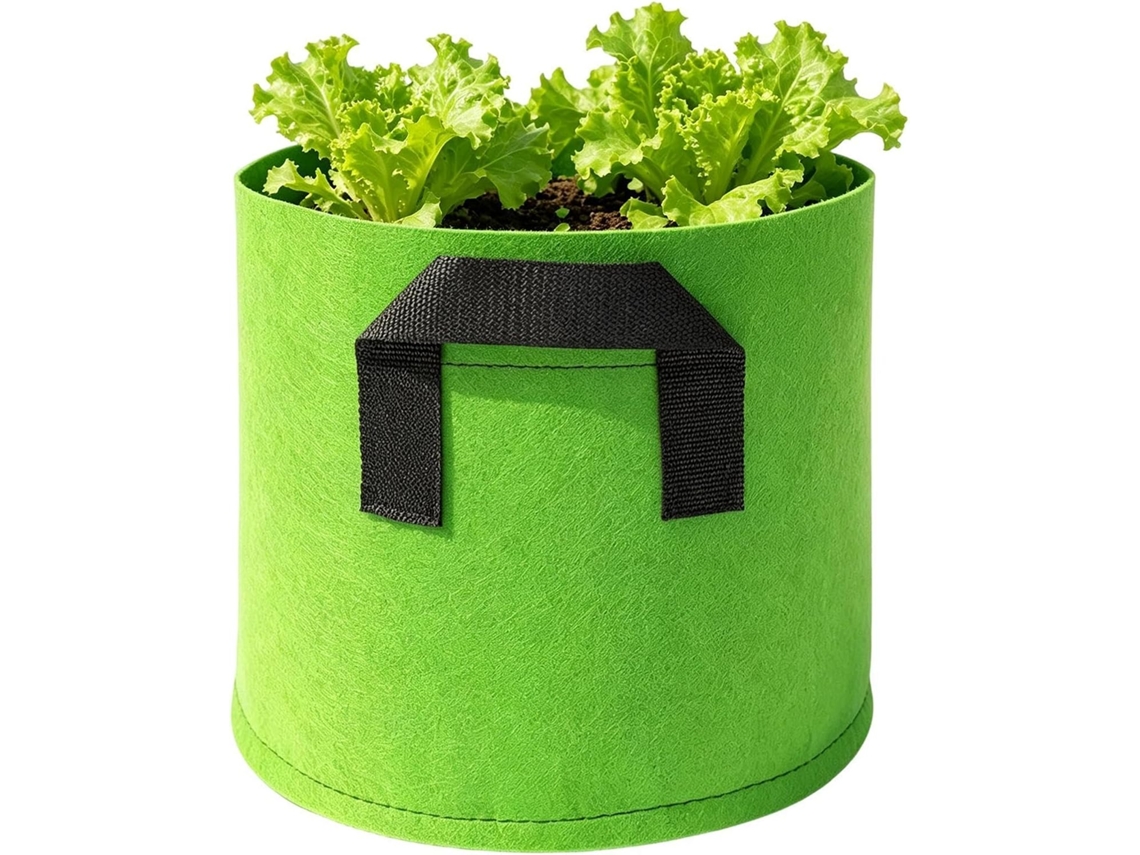 Sacos de Plantio Respiráveis, com Alça Dobrável, para Uso Externo, Sacos de Plantio, Vasos de Tecido, para Flores, CHABERLU