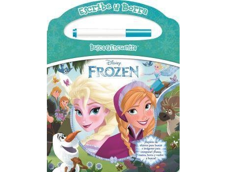 Livro Pintar Y Borrar Frozen Welf de Frozen (Espanhol)