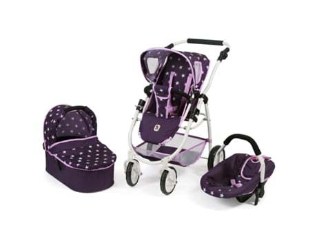 Bayer Chic 637 71 Cochecito Convertible 3 In 1 Emotion All In,stars Lila Bayer Chic 2000