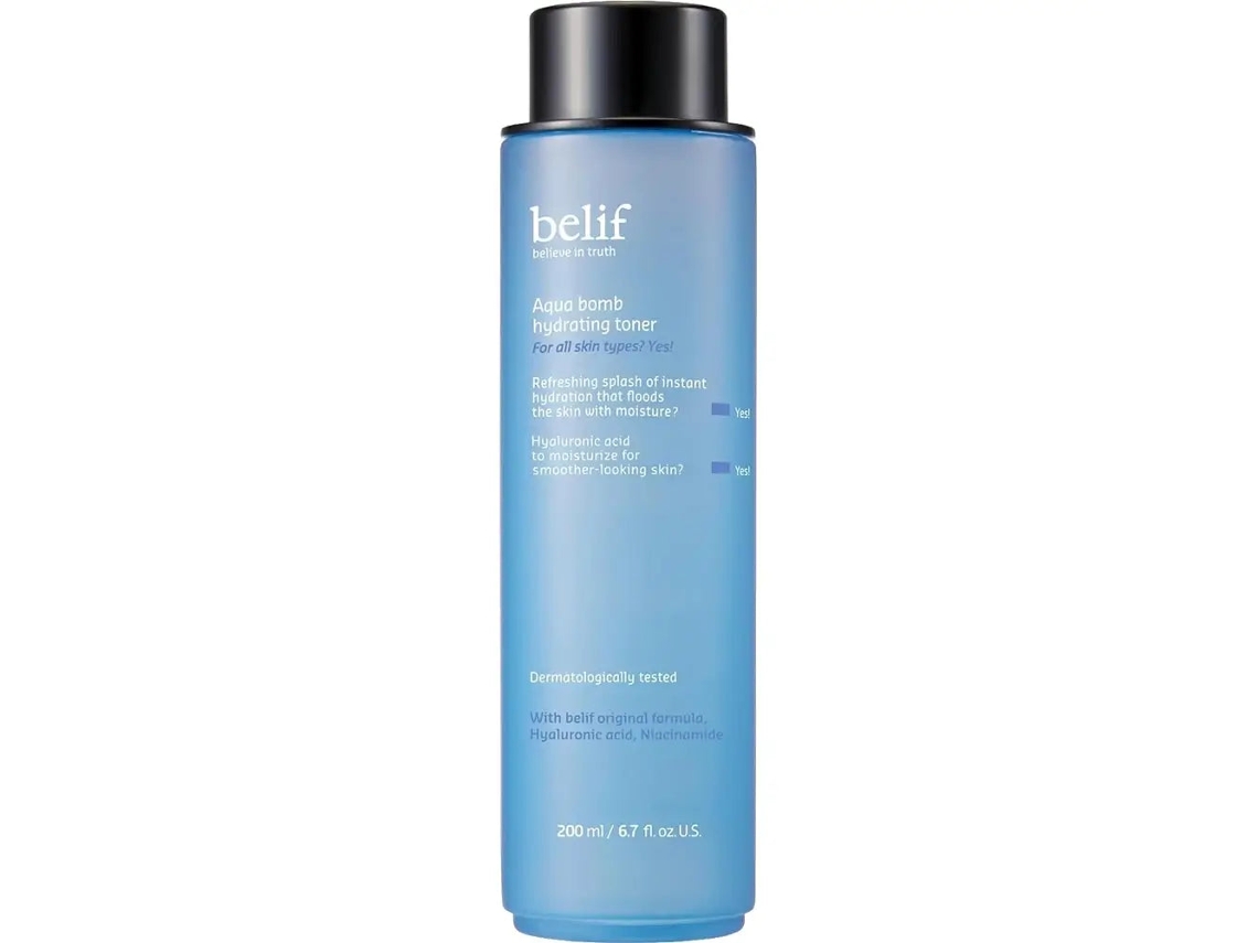 Belif Aqua Bomb Hydrating Toner, Tónico Facial Hidratante 200 Ml.