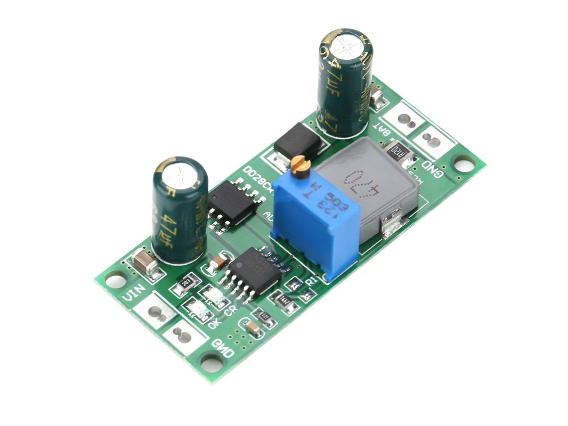 Cargador De Bateria 2 En 1 Y Conversor De Voltaje Dc-dc Buck 3.7-18.5v
