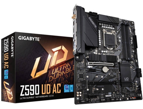Motherboard GIGABYTE Z590 UD AC (Socket LGA 1200 - Intel Z590 - ATX)