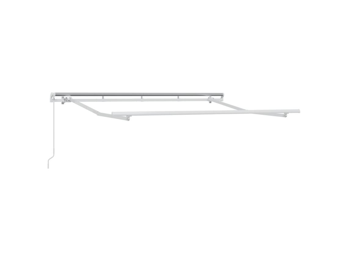 Conjunto 1 Sombra Externa Vidaxl Branco Metal (3 X 2 M)