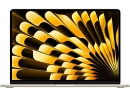 MacBook Air APPLE Luz das Estrelas (15.3'' - Apple M4 10-Core - RAM: 24 GB - 512 GB - 10-Core)