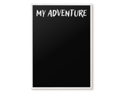 Magnetic Glass Board My Adventure For The Hall Espelharte (50x70 Cm)