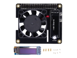 Placa de Expansão com Cooler Fan e Display Oled Rgb para Raspberry Pi 4b 3b+/3b S/MARCA