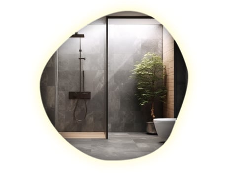 Espelho Com Led Sob Medida Tulup (97x96 Cm Luz Neutra 4000k)