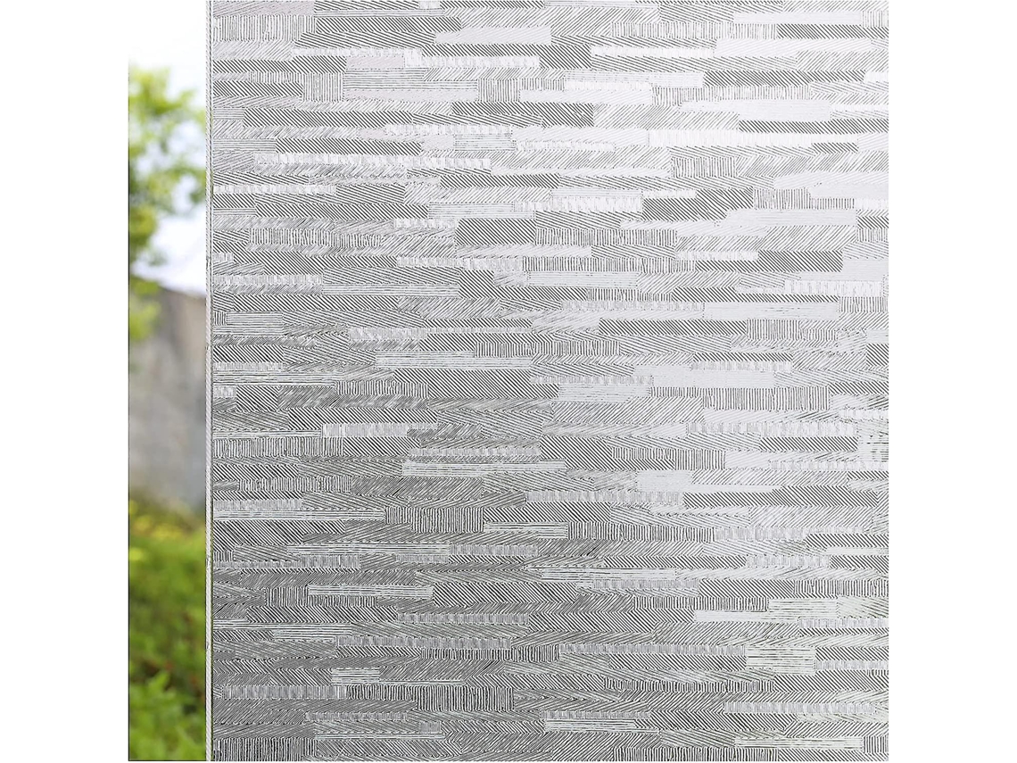 Película Fosca Não Adesiva Para Portas De Box De Banheiro 90x300cm Cinza Aquaforge
