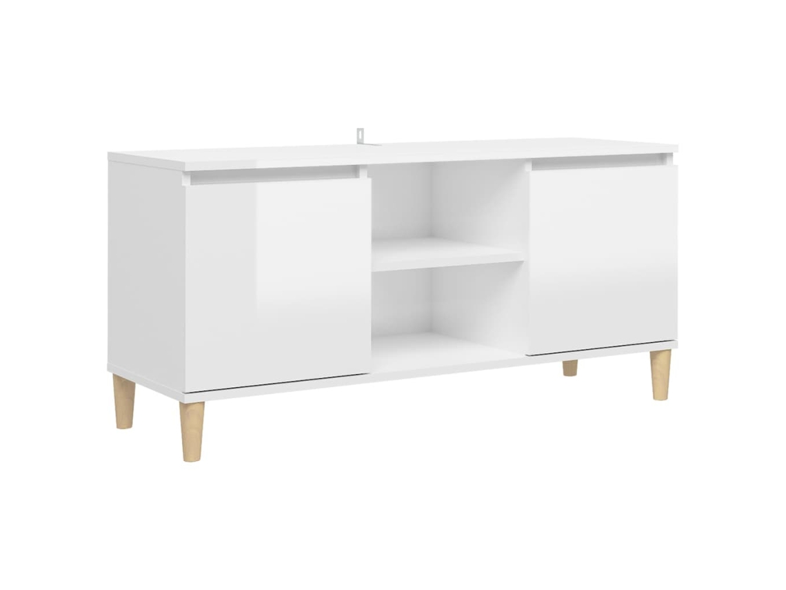 Tv Cabinet, Tv Cabinets Vidaxl Branco Madeira Processada (n/a)