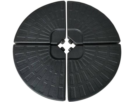 Base de Guarda-Sol HAPPY GARDEN Saint Malo Conjunto de 4 Bases Redondas