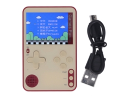 Ats console de Jogos Portátil de 2,4 Polegadas com Tela Colorida, Ultra Fina e Pré instalada, Vermelha