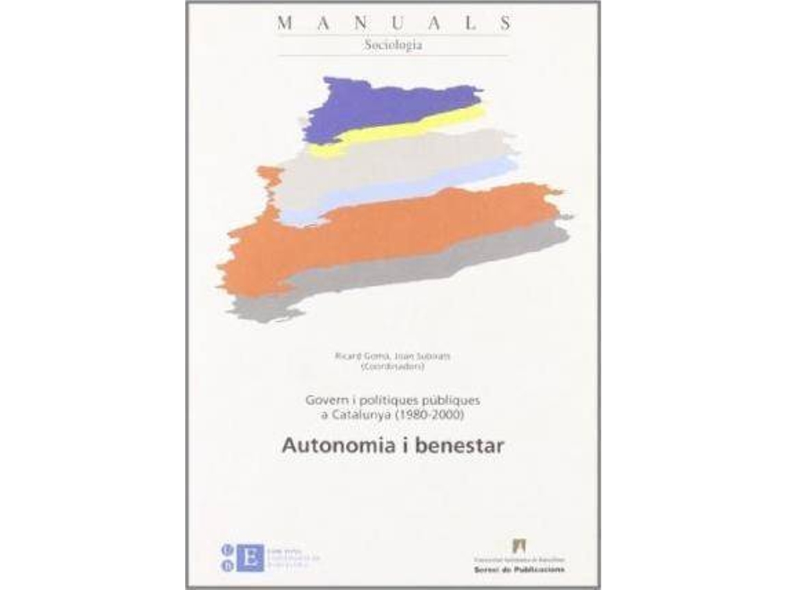 Livro Autonomia i benestar de Gom e Ricard (Espanhol)
