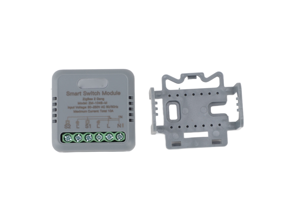 Interruptor Relé Inteligente Wifi Zigbee Tuya App Controle Remoto Timer 2 Vias Ac90‑250v