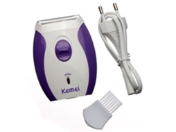 BK Kemei feminino mini barbeador elétrico depilação aparador depilador biquíni máquina de barbear lâmina removedor de depilação