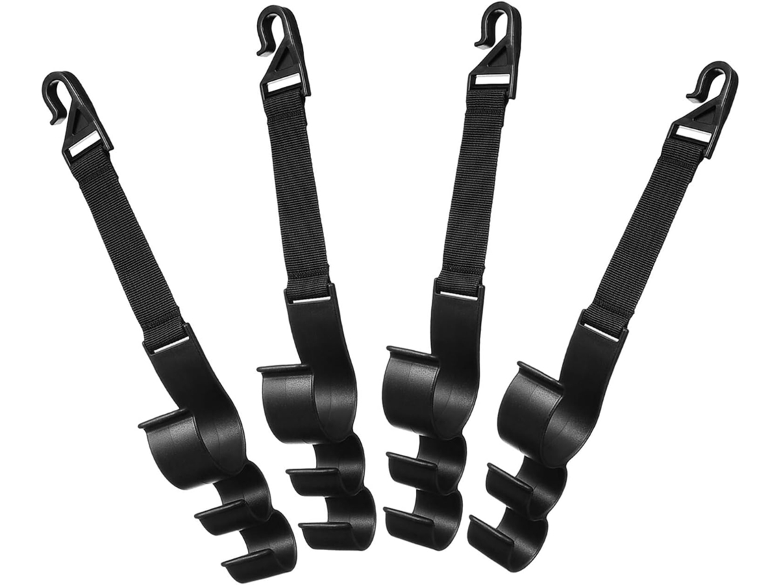 Conjunto De 4 Ganchos De Plástico Para Encosto De Cabeça De Carro, Suporte Multifuncional