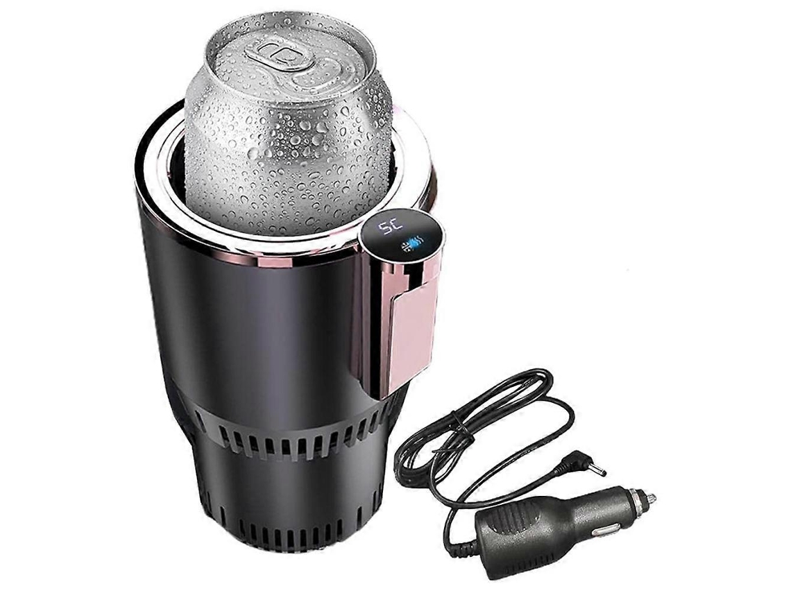 Aquecedor e refrigerador de copos 2 em 1 Slowmoose para carro com funções de resfriamento e aquecimento, isolamento térmico para bebidas e copos.