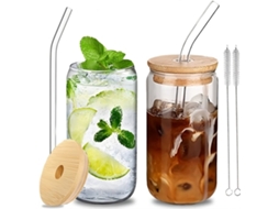 2 Taças de Vidro 500ml para Café, Chá e Coquetel ZYBLSSBB