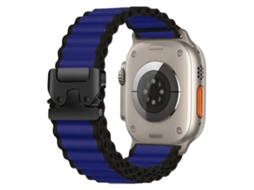 Bracelete Apple Watch Nylon Canelado Largo Off Road XIAOMOYU