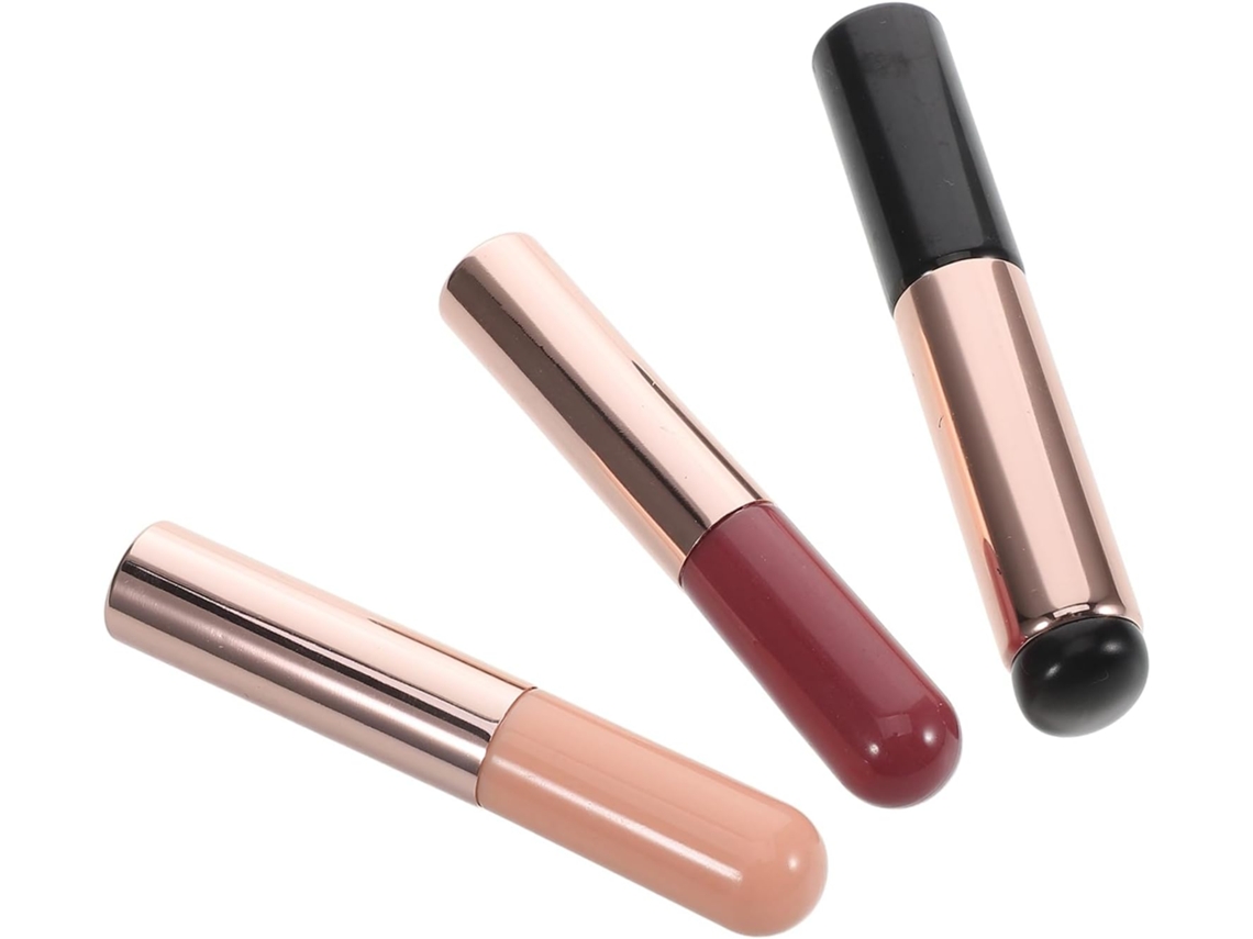 Conjunto De 3 Pincéis Aplicadores De Silicone Macio Para Aplicação Precisa E Suave.