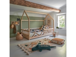 Conjunto De Cama Infantil Bosco Cabin 90x190cm Com Colchão Zent Roller 90x190cm (altura 17cm)