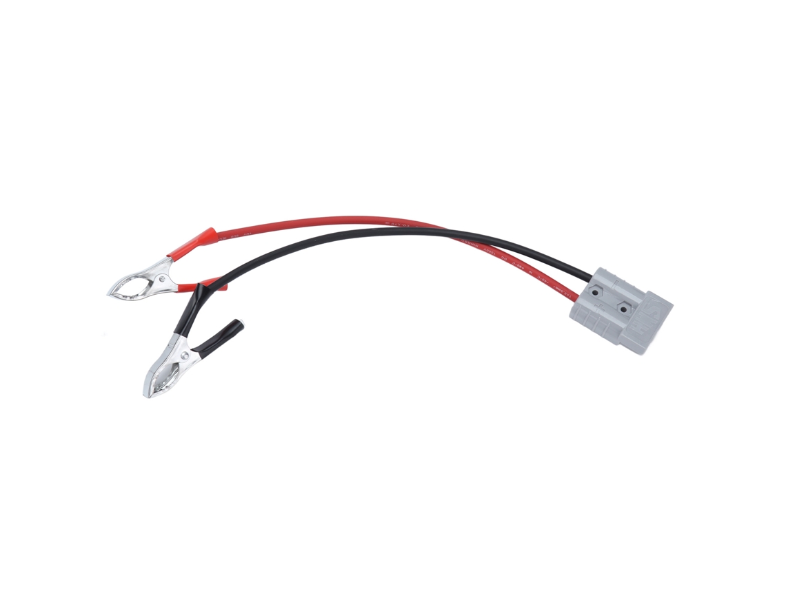 Extensão elétrica 50A 600V (resistente ao desgaste e à corrosão, compatível com cabos de 2,5 mm² e equipada com garras de jacaré)