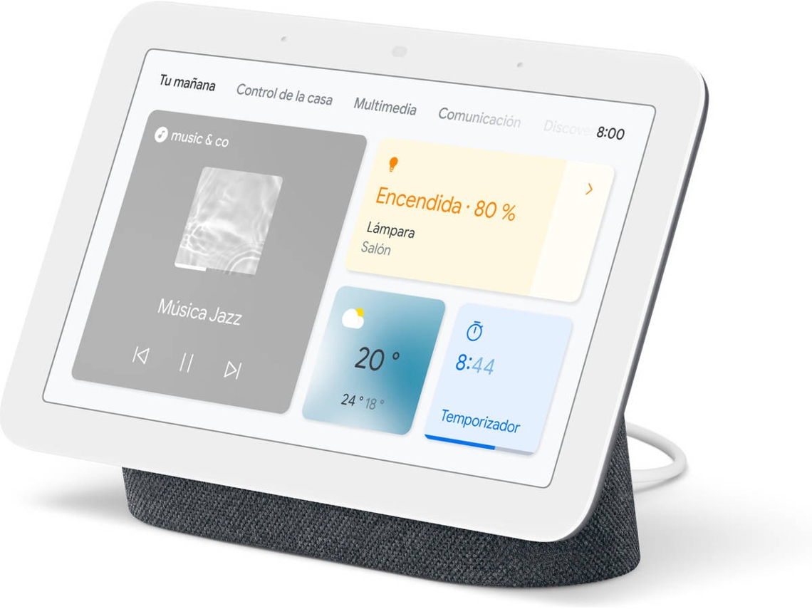 Assistente Inteligente GOOGLE Nest Hub 2ª geração (Google Assistant - Cinzento)