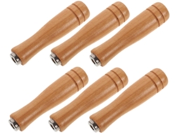 Conjunto De 6 Peças De Ferramentas Com Cabo Ergonômico Para Lima De Madeira.