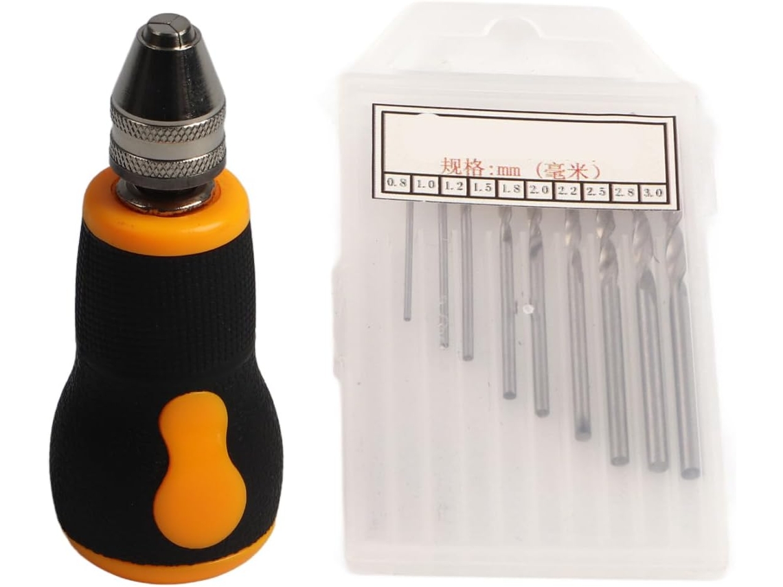 Micro Mini Conjunto De Ferramentas Portáteis - Furadeira Manual Com