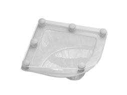 1 Conjunto De Suporte Triangular Para Ralo De Cozinha Com Filtro Descartável