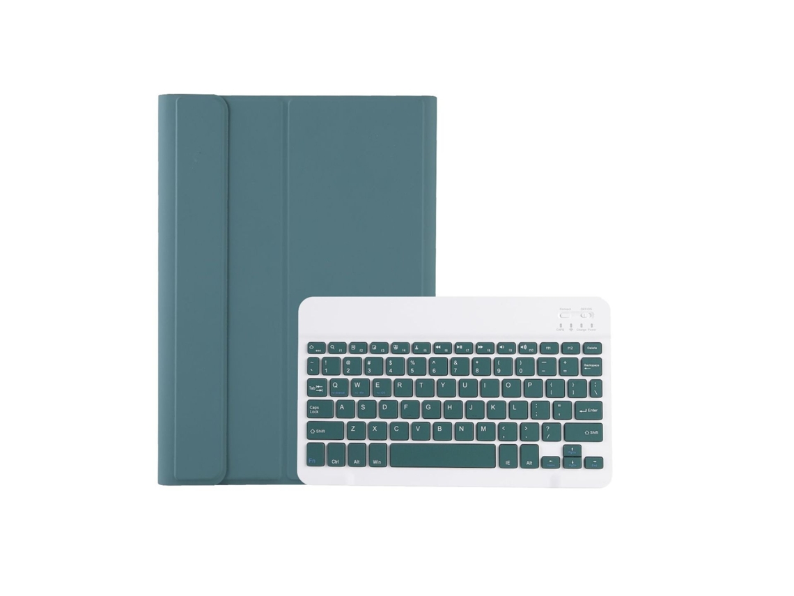 Lurelia Capa Com Teclado Bluetooth Para Lenovo Pad Pro 11.5 J716f Com Magnético E Layout Pt, Verde Escuro