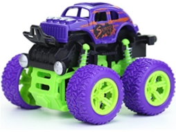 Conjunto de 4 Carrinhos de Brinquedo Retráteis, Rotação de 360 Graus, Inércia, Rodas Motrizes, Educativos para Crianças. SFUSHOS