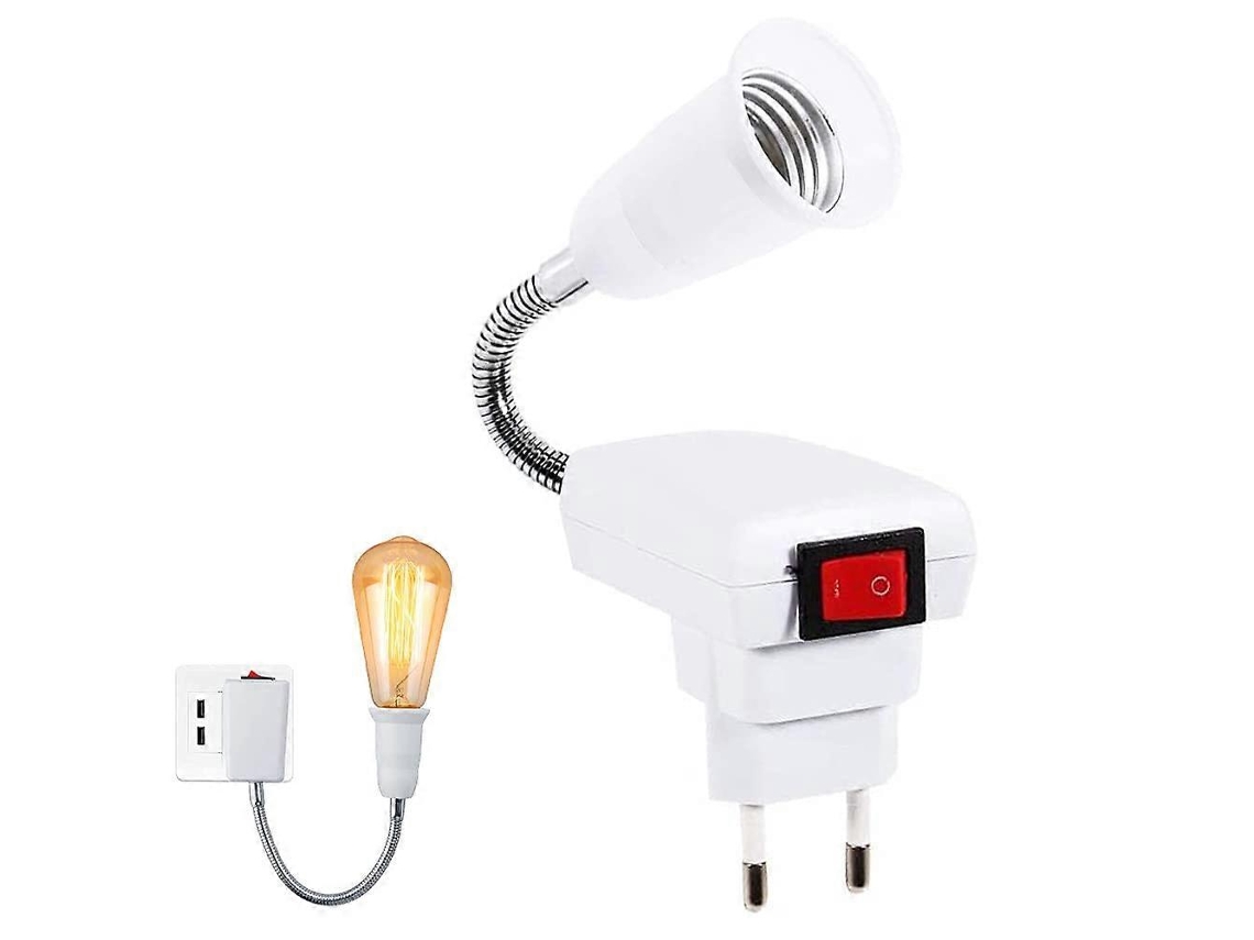 Lâmpada Led E27 Interruptor Sem Fio Regulável 360° Para Ambientes Internos