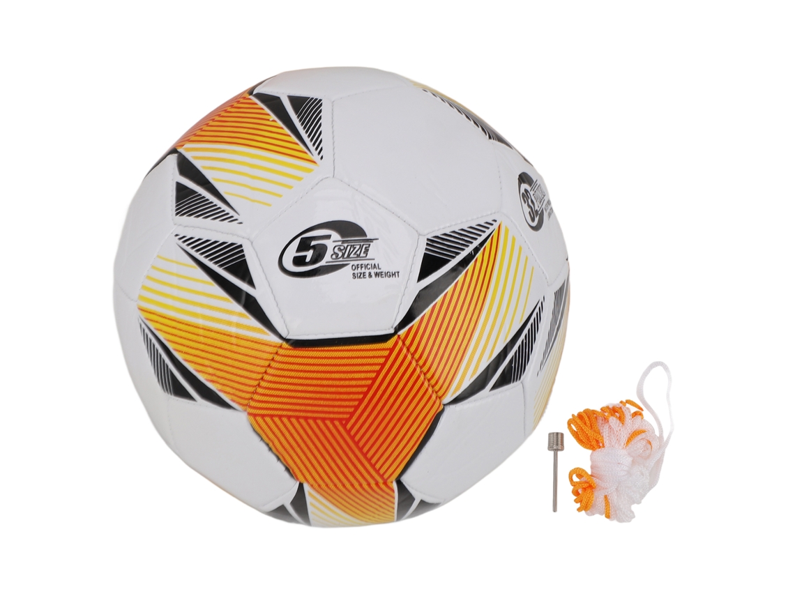 Yncm-bola De Futebol Tamanho 5 Pvc Borracha Treino Amarela