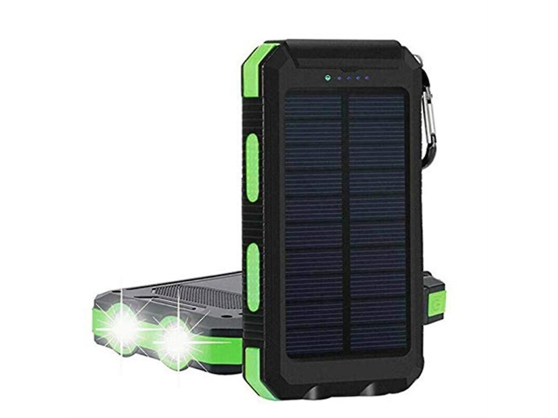Banco De Energia Solar Portátil Com 20.000 Mah, Bússola Integrada, Circuito De Proteção Integrado E Lanterna. Olysi Shop