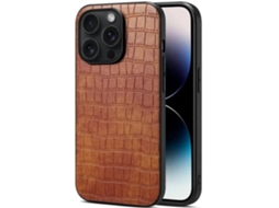 Capa Textura Crocodilo Para Yemaesre Castanho