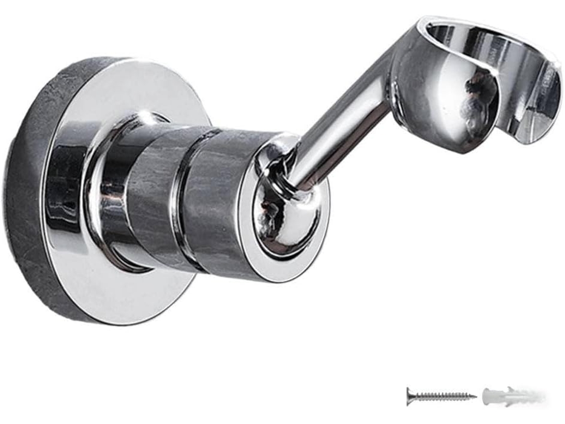Suporte Para Chuveiro Com Rotação De 360°, Chuveiro De Parede Ajustável Com Parafusos.