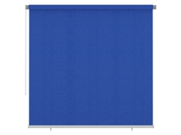 vidaXL Estore de rolo para exterior 240x230 cm PEAD azul