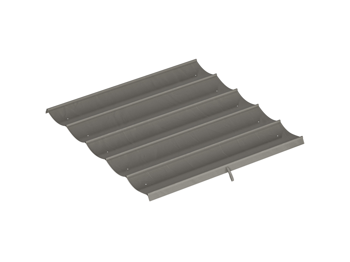 Cobertura de substituição para gazebo 3x3m com 10 orifícios de drenagem, cinza claro CHEZMOI | CHEZMOI