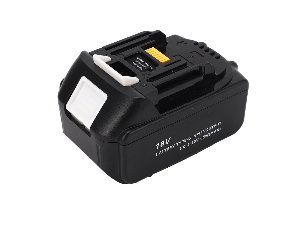 Laxiscreed Bateria De Íon De Lítio 18v Com Interface Type-c E Indicador Led Para Ferramentas