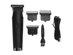 2026 cortador de Cabelo Elétrico com Tela Lcd para Homens, Cortadora de Cabelo para Casa e Salão, Preto