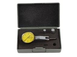 Indicador de teste com trilhos de ajuste 0-40-0, precisão de 0,01 mm, com 2 pontas de prova de aço tungstênio.