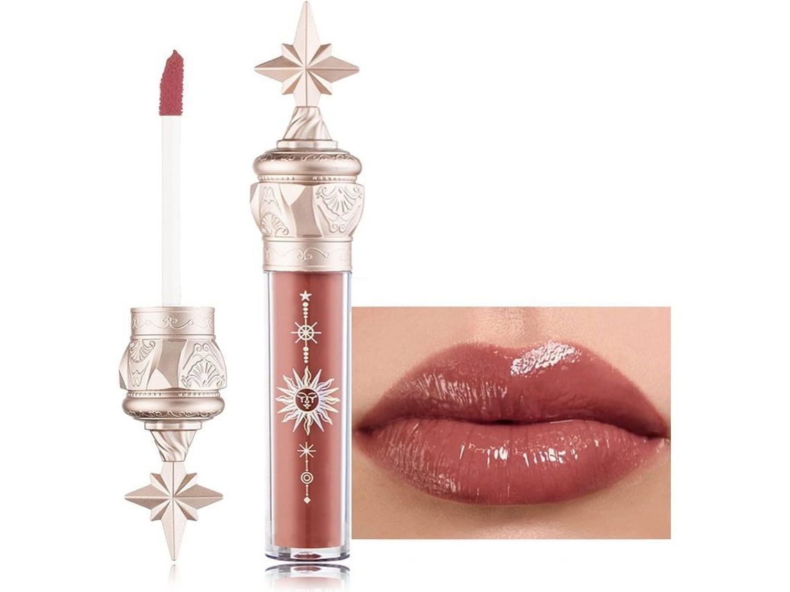 Bálsamo Labial Tintado Waterproof de Longa Duração, Gloss Labial Hidratante e Presente de Maquiagem