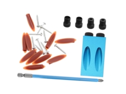 Kit De 28 Peças Para Posicionamento De Brocas De Madeira