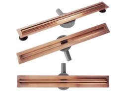 Dreno Linear Rea Neox Slim Pro 600 Brush Copper