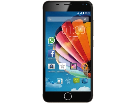 Smartphone MEDIACOM X532L (5'' - 1 GB - 16 GB - Preto, cinzento)
