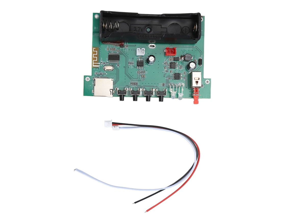 Aetheria placa Decodificadora de Som Bluetooth 5.3 com Carregamento Solar e Tipo C Módulo Receptor Estéreo Diy